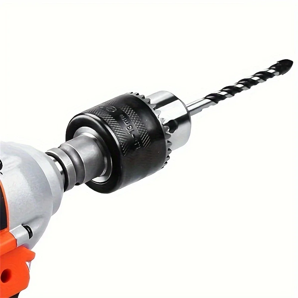 1.5-13mm Drill Chuck,1/2-20UNF Mount Impact Driver Bits Chuck Conversion Hex Shank/SDS-Plus Socket Square Adapter with Chuck Key view 5