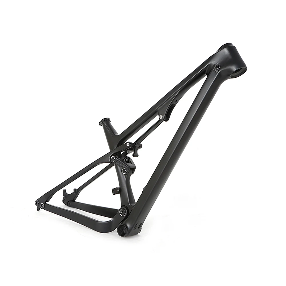 Twitter 29er Full Suspension Rockshox Mountain Bike Frame 148*12mm Thru Axle 15/17/19inch MTB Frame T1000 Carbon Bicycle Frame