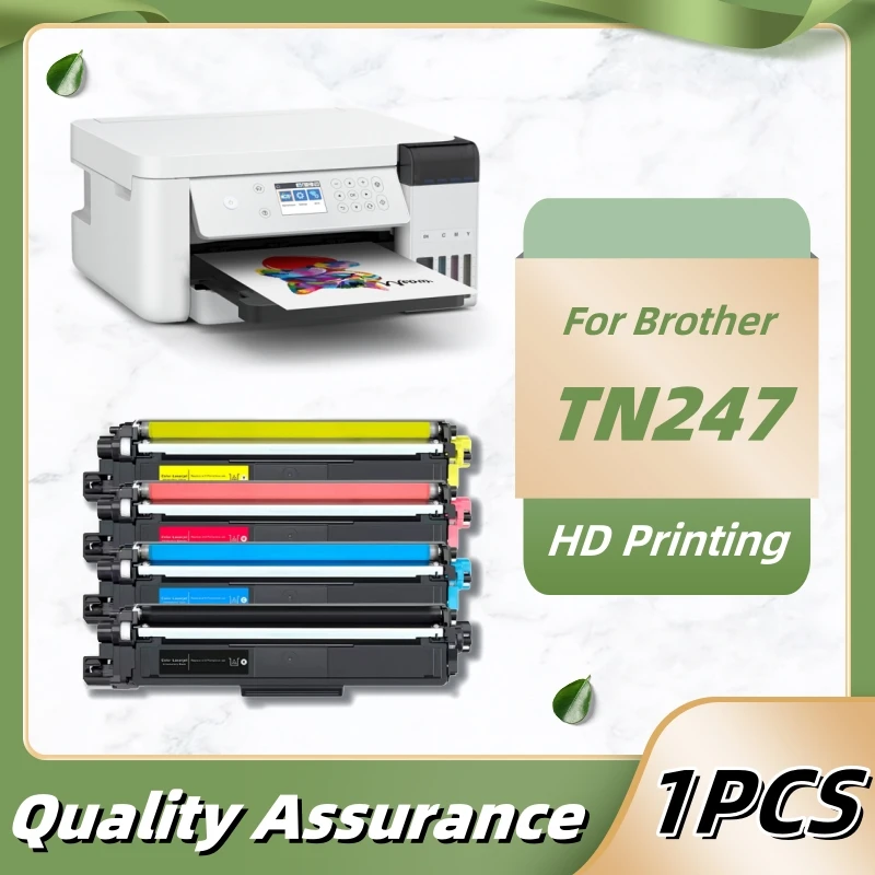 

1pcs TN-247BK TN-247C TN-247Y TN-247M TN-247 TN247 Toner Cartridge Compatible for Brother MFC-L3730CDN DCP-L3510CDW With Chip