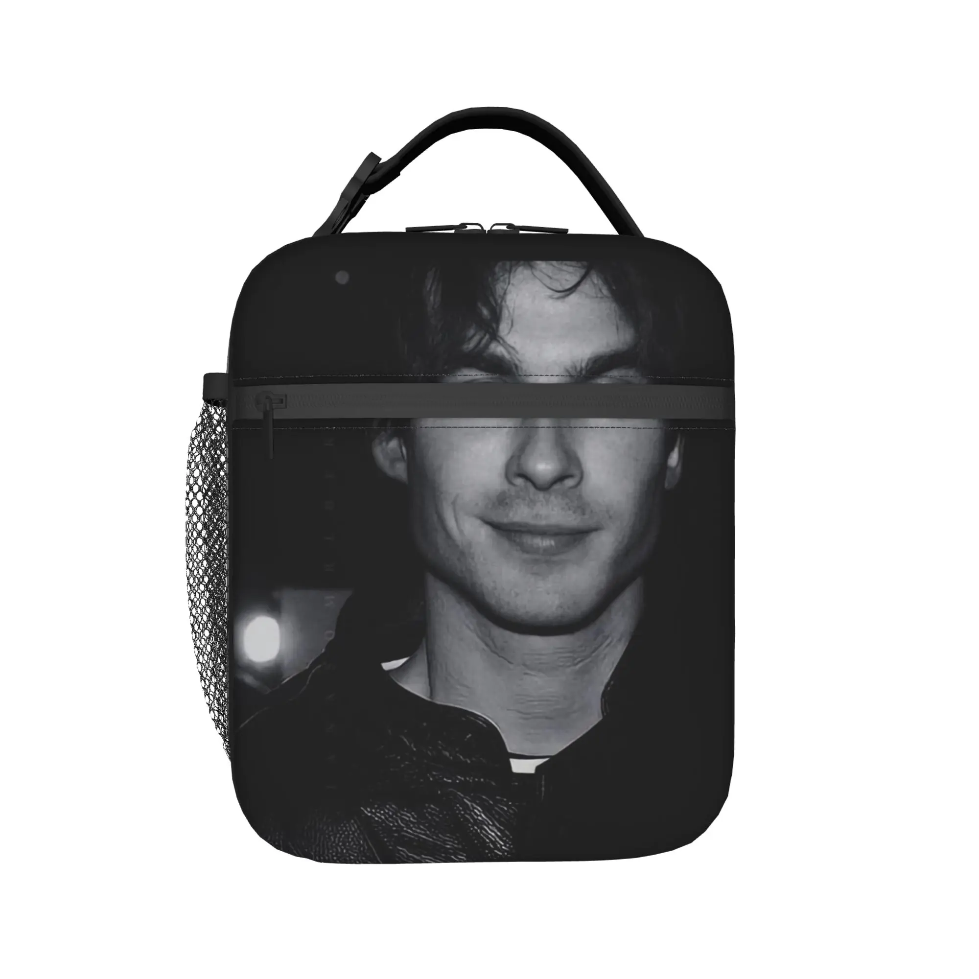 The Vampire Diaries Damon Salvatore TV Series Lunch Bag Casual School Lunch Box Print Portable Insulated Tote Food Bags
