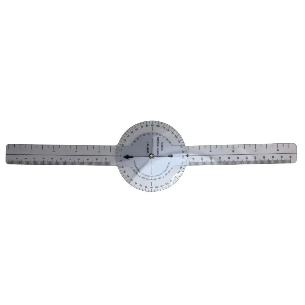 High-quality Plastic Finger Goniometer Professional Transprent Angle Ruler Protractor
