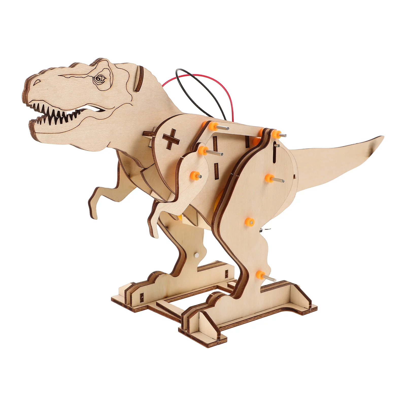 Tyrannosaure – jouet d'assemblage de dinosaure, modèle de construction, Kit de figurines d'action, puzzle en bois 3d, bricolage, jouets dinosaures, artisanat Robot