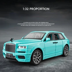 1:32 Rolls-Royce Cullinan Alloy Car Models Metal Diecasts & Toy Vehicles Model Pull Back Cars For Kids Boy Gift Collection