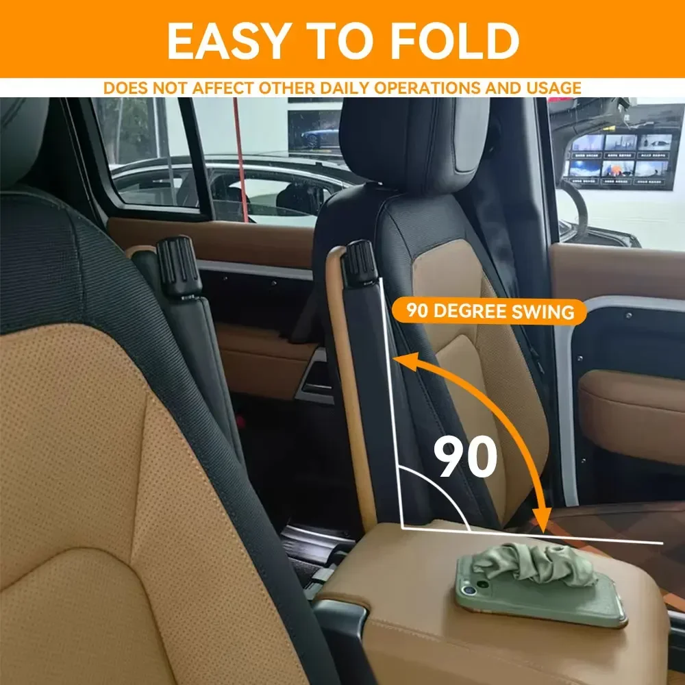 

Center Control Seat Handrail Adjustable Seat Armrest For Land Rover Defender 90 110 130 L663 2020-2024 Car Interior Accessories