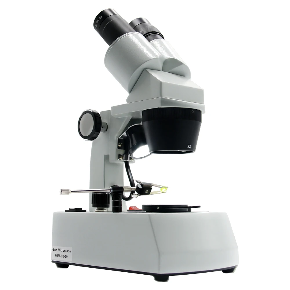 

Stereo Microscope Gemology 100V-240V Optical Binocular Jewelry Gem Microscope With 20X-40X Magnification