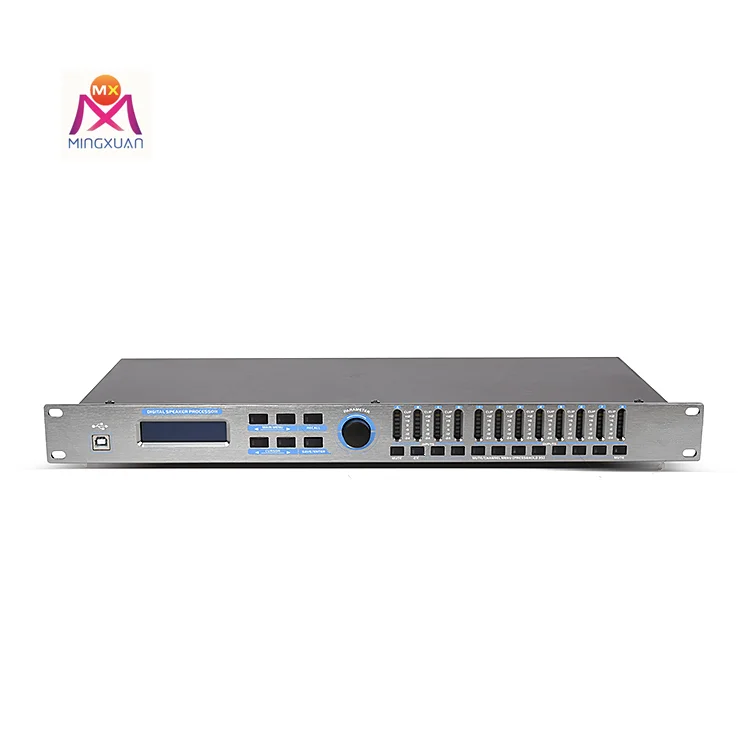 4 In 8 Out DSP Processor Live Sound Stage Loudspeaker Management System
