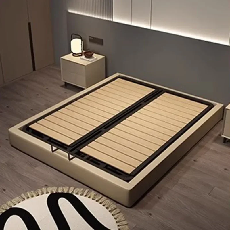 غرفة نوم سرير مزدوج فردي فاخر للأطفال تصميم حديث متعدد الوظائف سرير تدليك للنوم أثاث فندق موبليس المحمول #5