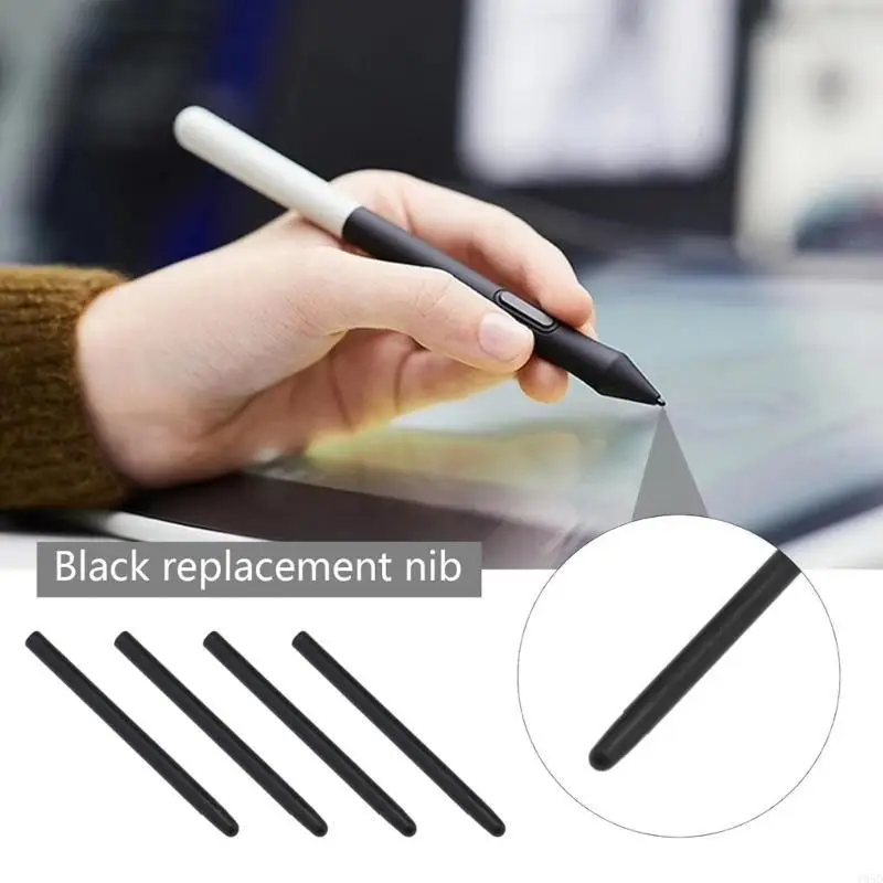Pack of 10 Replacement Styluses Tips Compatible for CTL460,CTH460,CTH461,CTH480S INTUOS4 Tablets Precise Drawing Tip