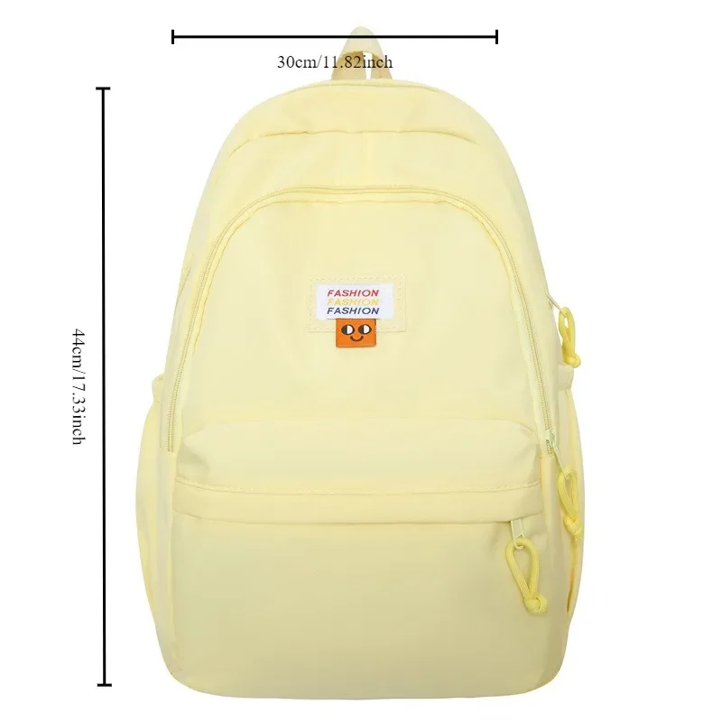 Mochila escolar de estilo japonés para estudiantes de primaria, morral de gran capacidad con diseño de pastel de almendra y columna vertebral, gran valor