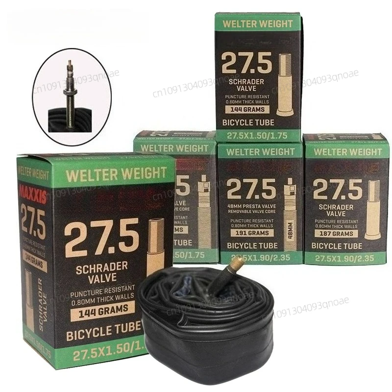 

26 27.5 29 inch 1.50 1.90/2. 125 US French mouth 48mm mountain bike inner tube