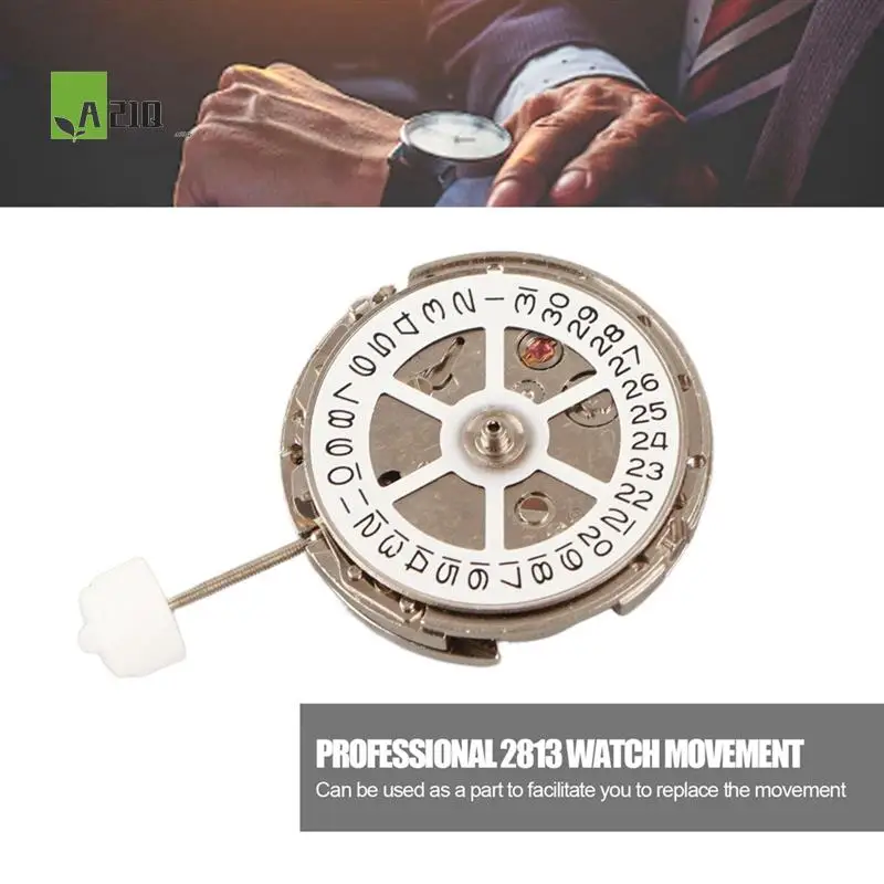 

A21Q -2813 Watch Movement, Metal Mechanical Watch Movement, Automatic Clock Movement Replacement Part For Watch Repair