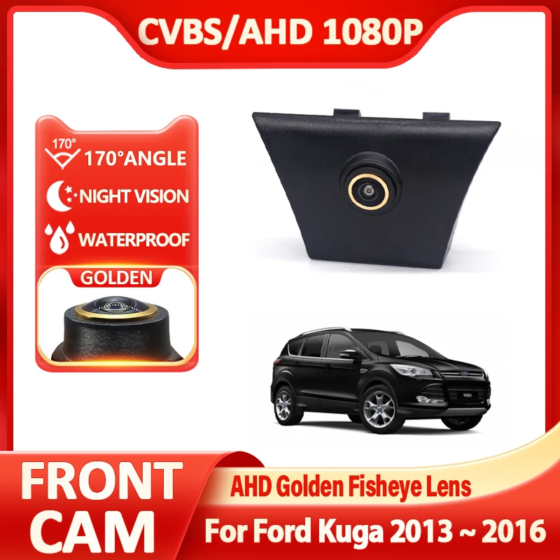 Vehicle Front Side View Camera AHD CCD FishEye Lens Night Vision Waterproof For Ford Kuga 2013 2014 2015 2016 Accessories