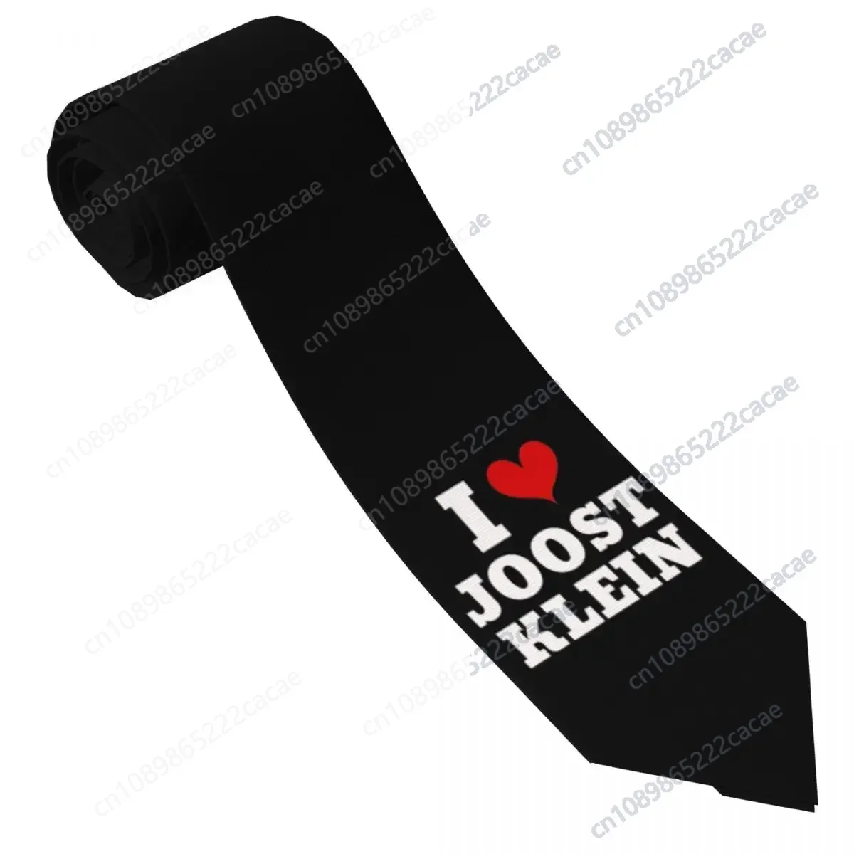 I Love Joost Klein Eurovisions 2024 Tie Elegant Neck Ties For Male Daily Wear Quality Collar Tie Custom DIY Necktie Accessories