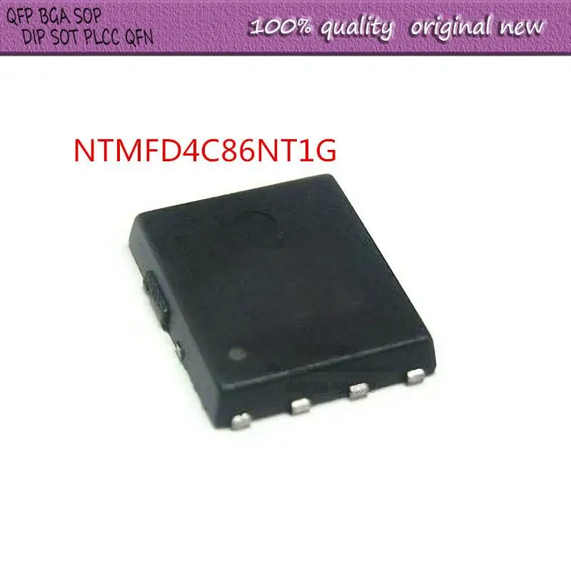 

NEW 10PCS/LOT NTMFD4C86NT1G NTMFD4C86N 4C86N QFN-8 DFN-8