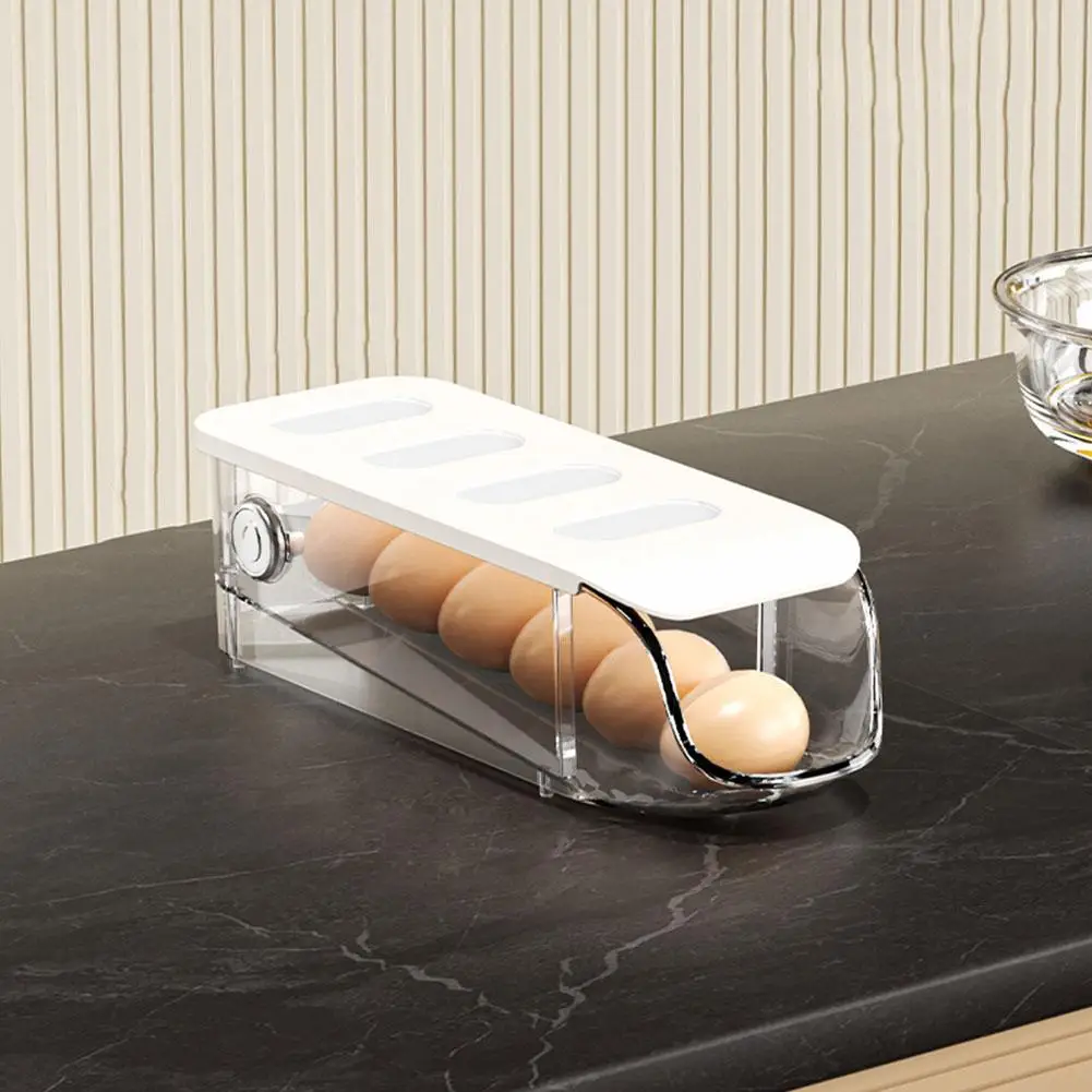 1/2/3 Layers Drawer Type Stackable Storage Bins Refrigerator Egg Storage Organizer Large Capacity Egg Holder Kitchen Egg Boxes image 3