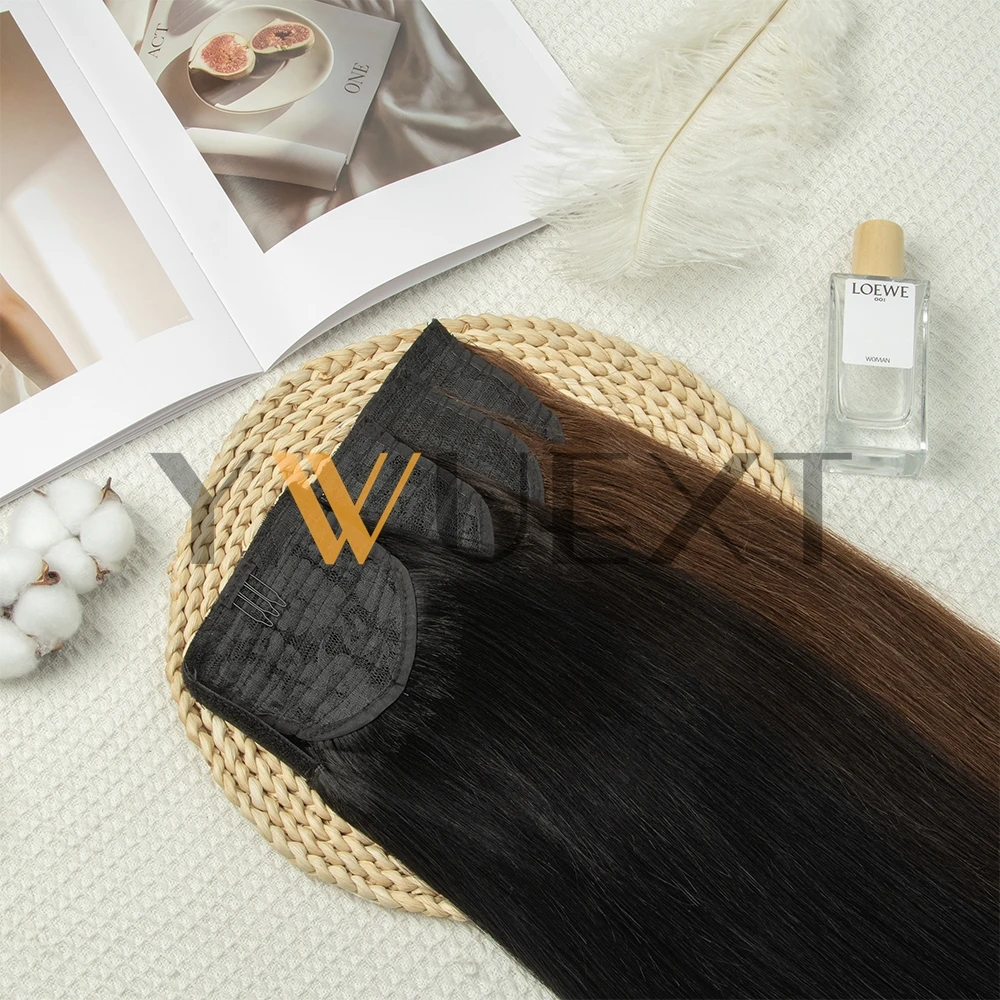 Human Hair Ponytail Extensions Straight 14