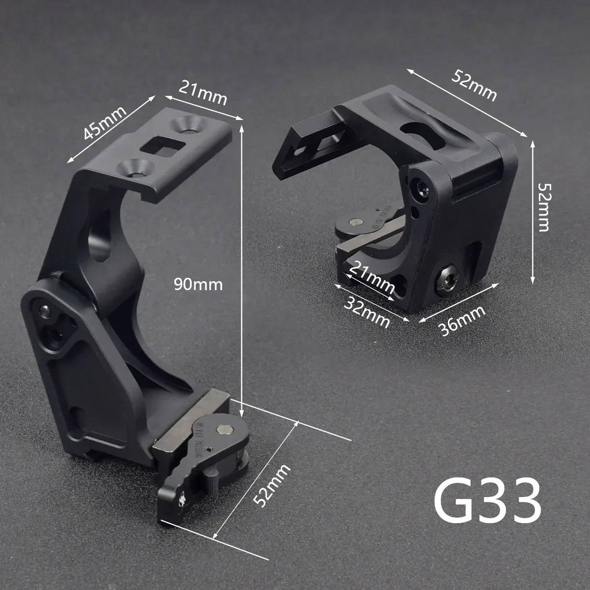 Tactical Unity FTC Mount For G43 G33 Magnifier 6X-Mag-1 FAST Riser Mount Airsoft Rifle 558 Holographic Red Dot Scope Hunting