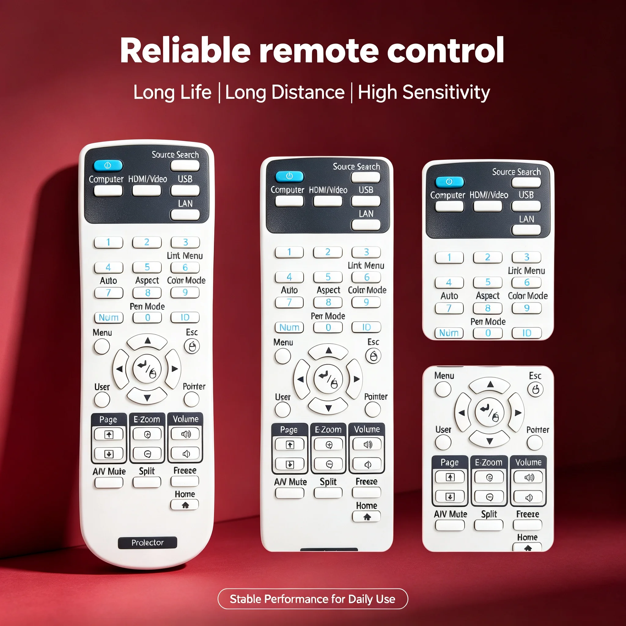Remote Control 217358900 For EPSON EB-2265U EB-2140W EB-2255U EB-2250U EB-2065 EB-2055 EB-2245U EB-2040 EB-2165W Projector