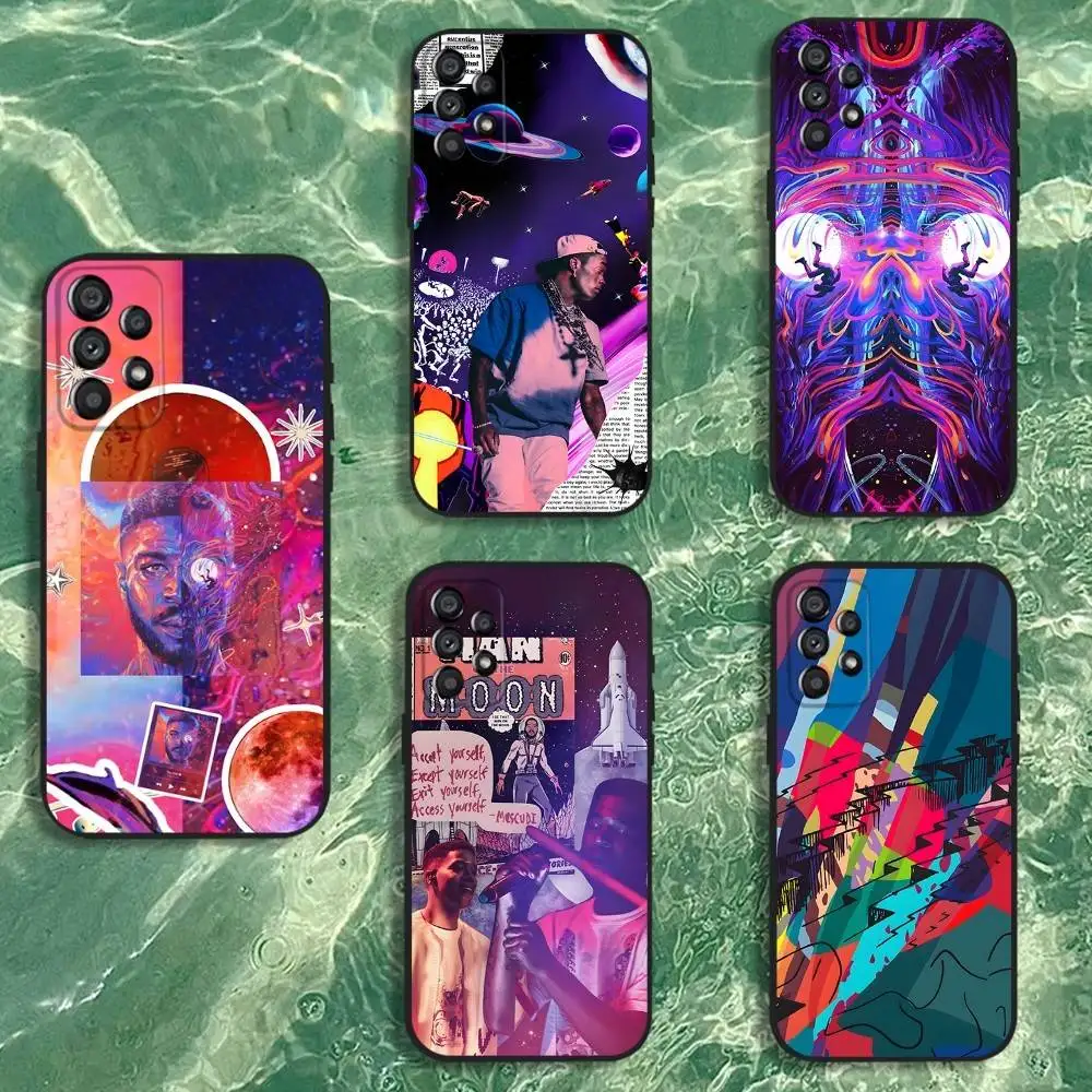 

Kid Cudi INSANO Phone Case For Samsung Galaxy A20,A21s,A22,A31,A32,A52,A53,A72,73,A80 Soft Black Cover