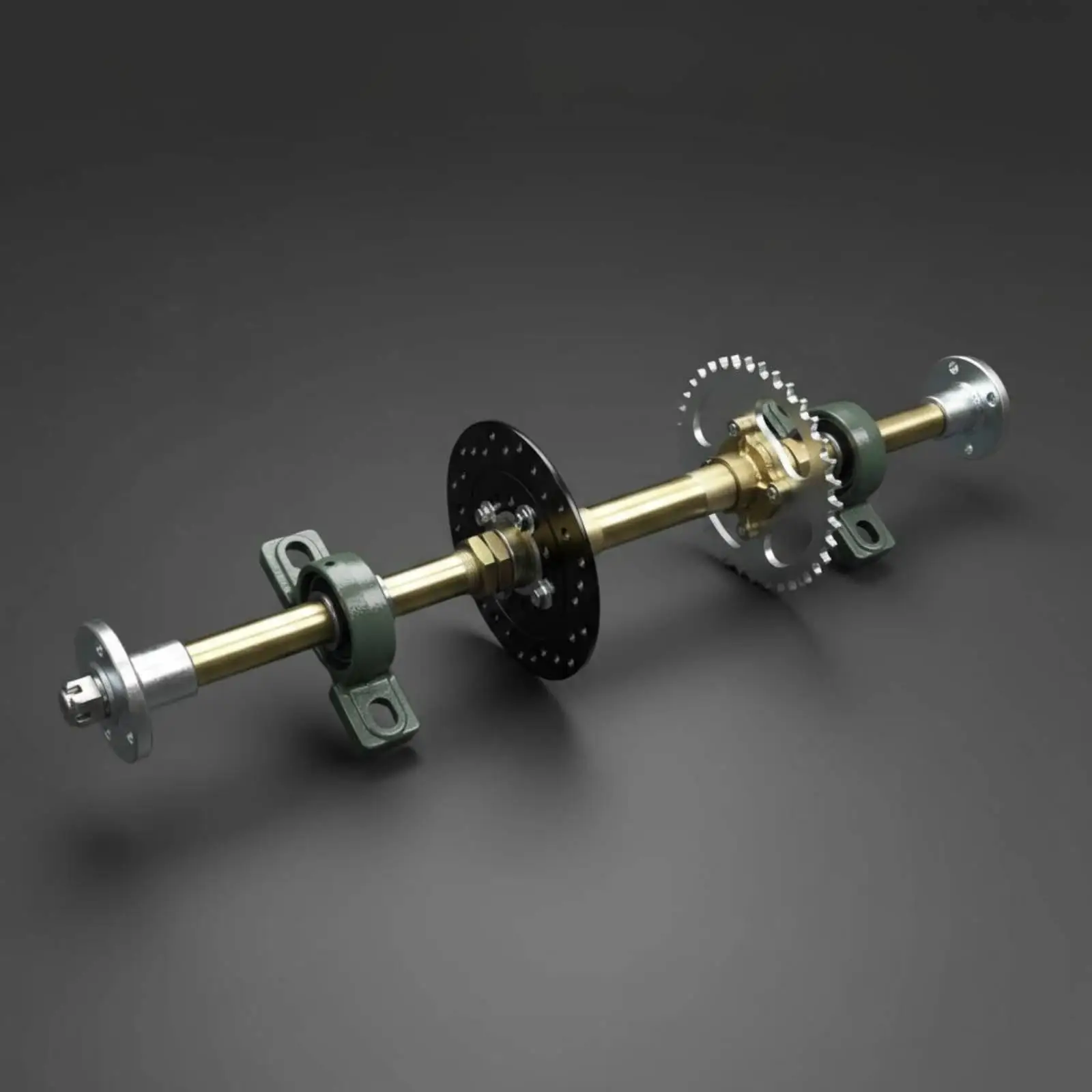 Go Kart Rear Axle Heavy Duty Live Axle Assembly Performance Component for Three Four Wheel ATV Parts Custom Project