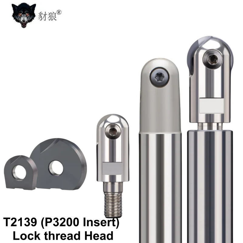 Thread milling cutter T2139 Face Milling cutter head P3200 Insert Semi circle Milling Heads CNC lathe tool Lock teeth tools head