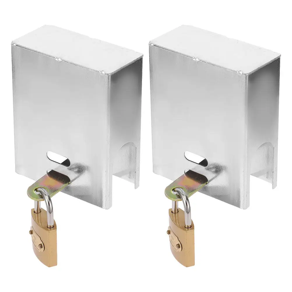 2Set Sturdy Lockable Faucet Cover for Outside Faucets Water Faucet Security Lock Child Proof Outdoor Spigot Protection Garden