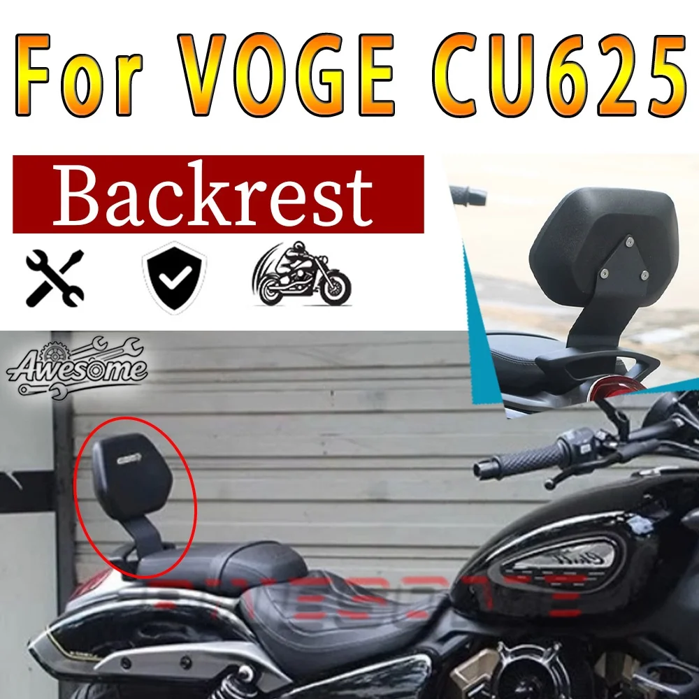 Comfort Rear Backrest For Fit VOGE CU625 Backrest Bag Fit For 625CU