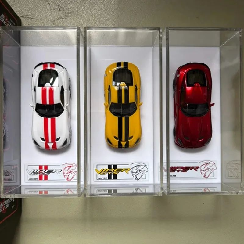 DemonZone 1/64 Dodge Viper GTS Resin Motor Vehicle Toy Die-casting Metal Model Collection Boy Christmas Gifts Boy Gift