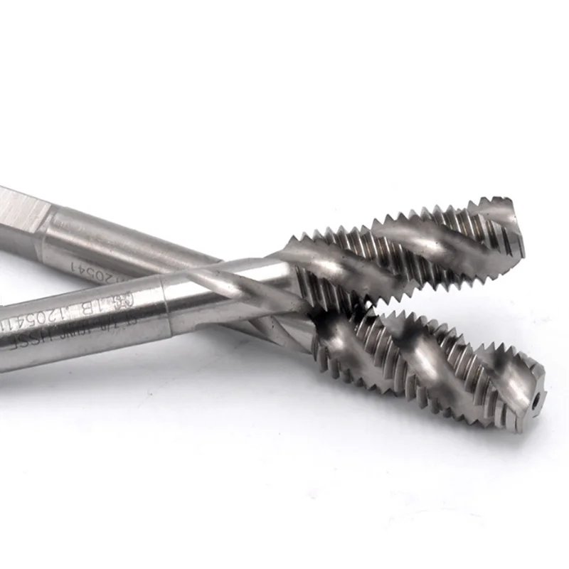 Robinet de machine à rainure en spirale américain, W6542 HSS, UNC, UNF, utilisé pour les outils de taraudage et de perçage à filetage interne en