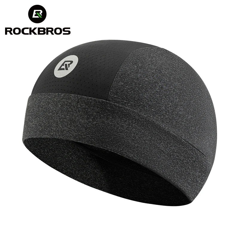 ROCKBROS Bike Cap Men Women Breathable Sweat Wicking Cycling Running Hat Cap Headscarf Outdoor Sports Hat Sweat-absorbent