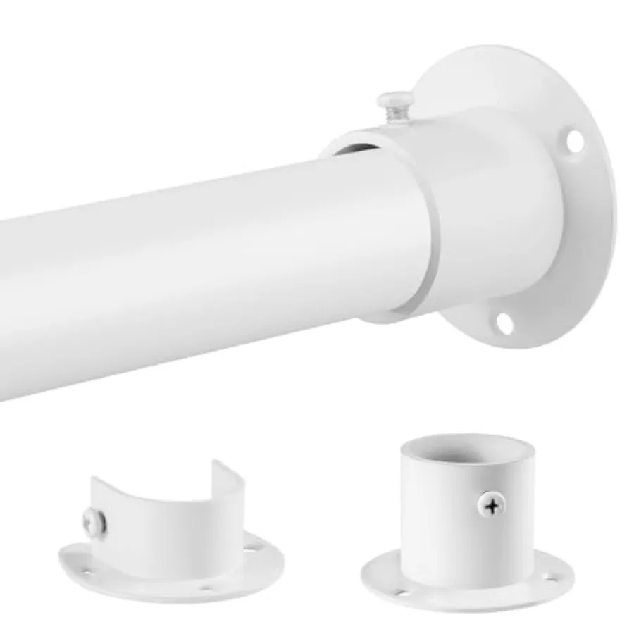 

Штанга для шкафа от 17 до 51 дюйма, диаметр 1,3 дюйма, сверхпрочная, регулируемая, для подвешивания одежды