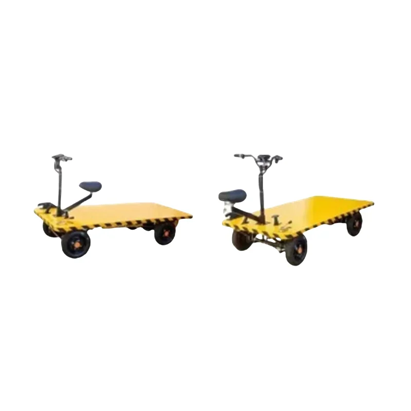 4 Wheel Platform Cart 800-1000kg Warehouse Electric Goods Carrier For Sale