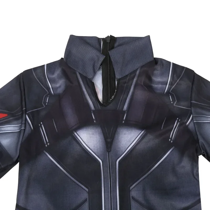 Costume da bambino in noce nera, tuta, vestito operato da ragazza, supereroe, carnevale di Halloween, costumi cosplay per bambini, taglia dalla S alla L