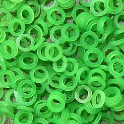 100PCS Material Beef Tendon O-Ring Impact Resistance Oil Resistance Inner Diameter 6.5mm Computer Embroidery Machine Accessories