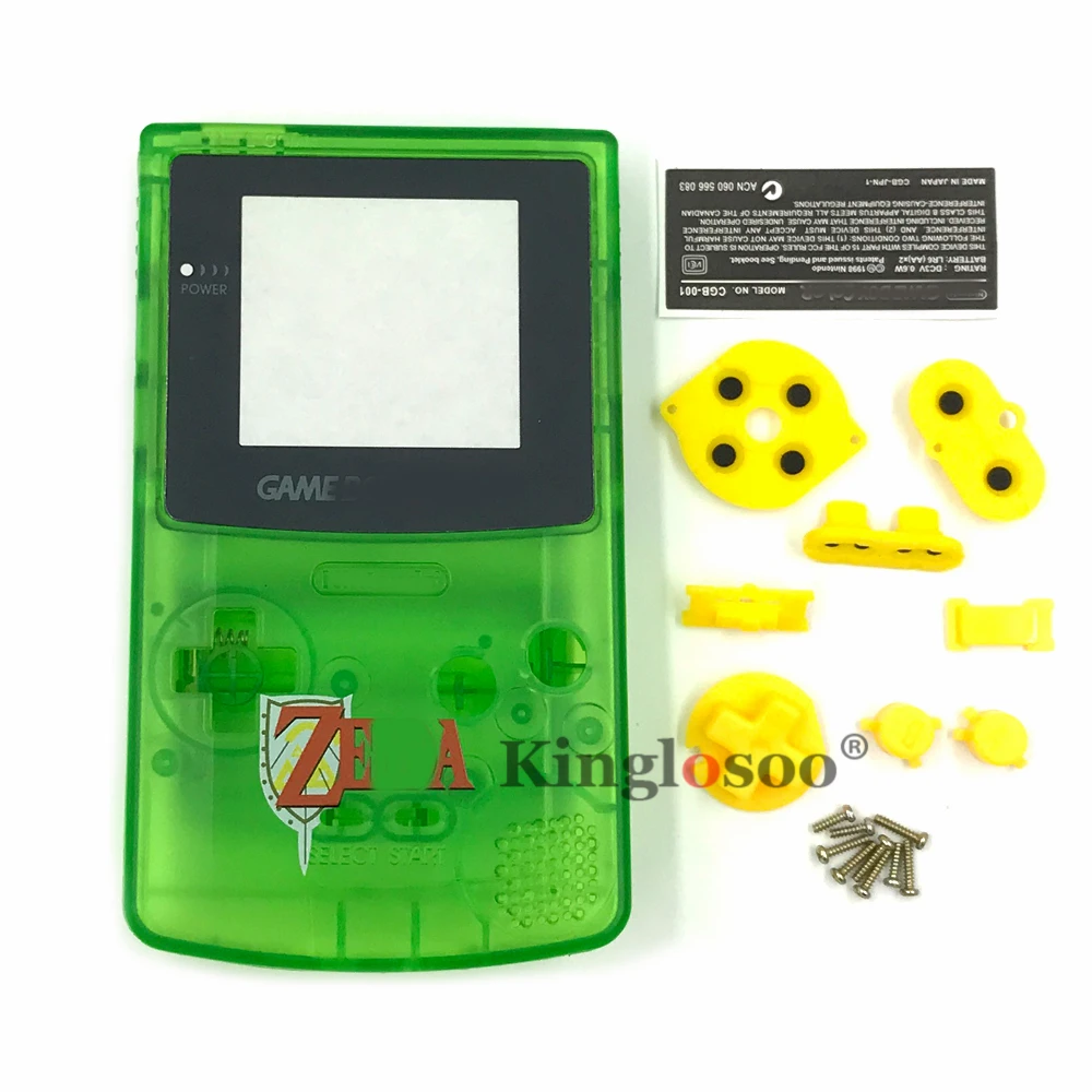 طبعة محدودة غطاء الإسكان الكامل لاستبدال نينتندو جيمبوي اللون GBC شل
