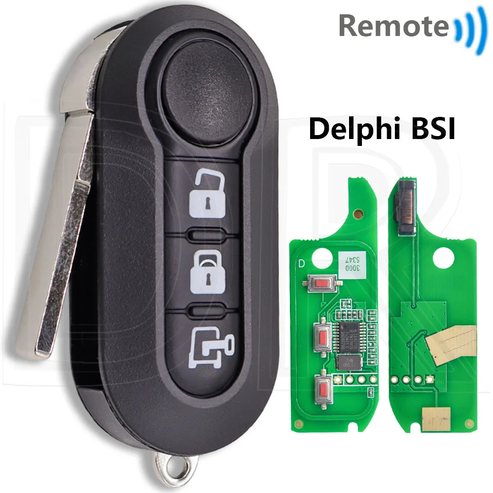 Great ID46 PCF7946 433MHz Car Remote Key For Fiat 500 Punto Panda Bravo Delphi 500L Ducato Citroen Jumper Peugeot Boxer Marelli image 3