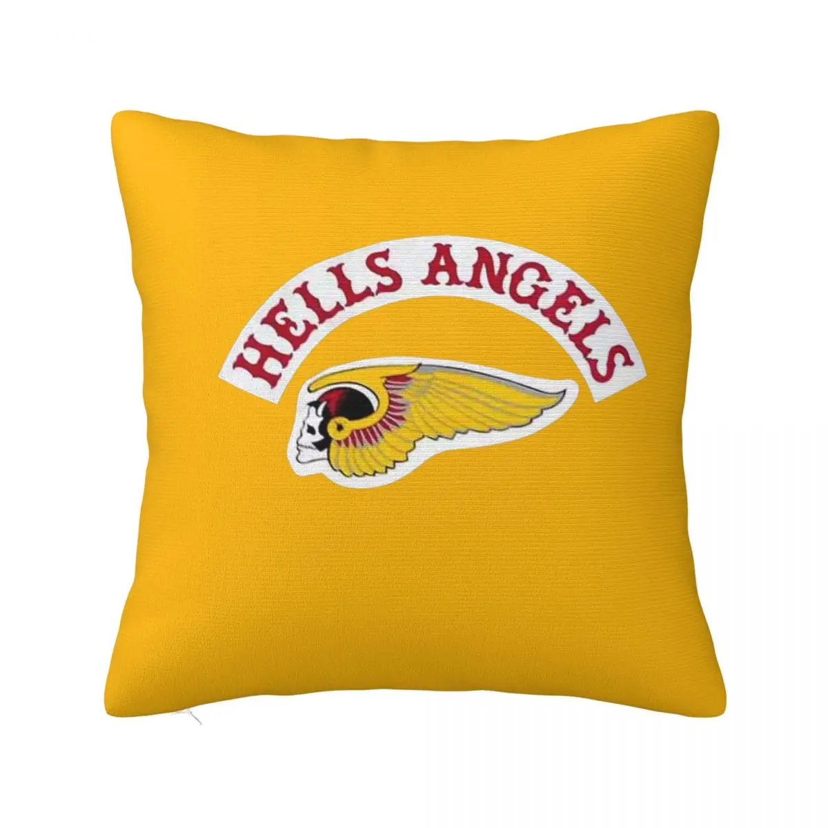 Hells Angels World Logo Pillowcase Soft Polyester Cushion Cover Decorations Pillow Case Cover Chair Square 45*45cm