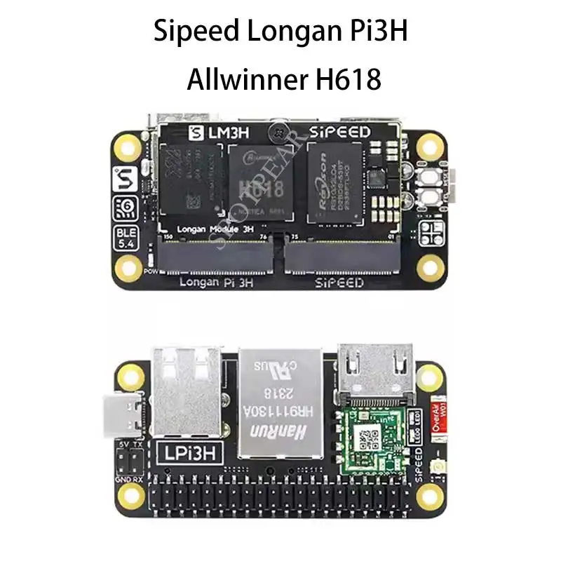 Imagem -05 - Placa de Desenvolvimento pi Lpi3h Arm Linux Allwinner Caixa de tv 4k Sipeed Longanpi Braço H618 Cortex-a53