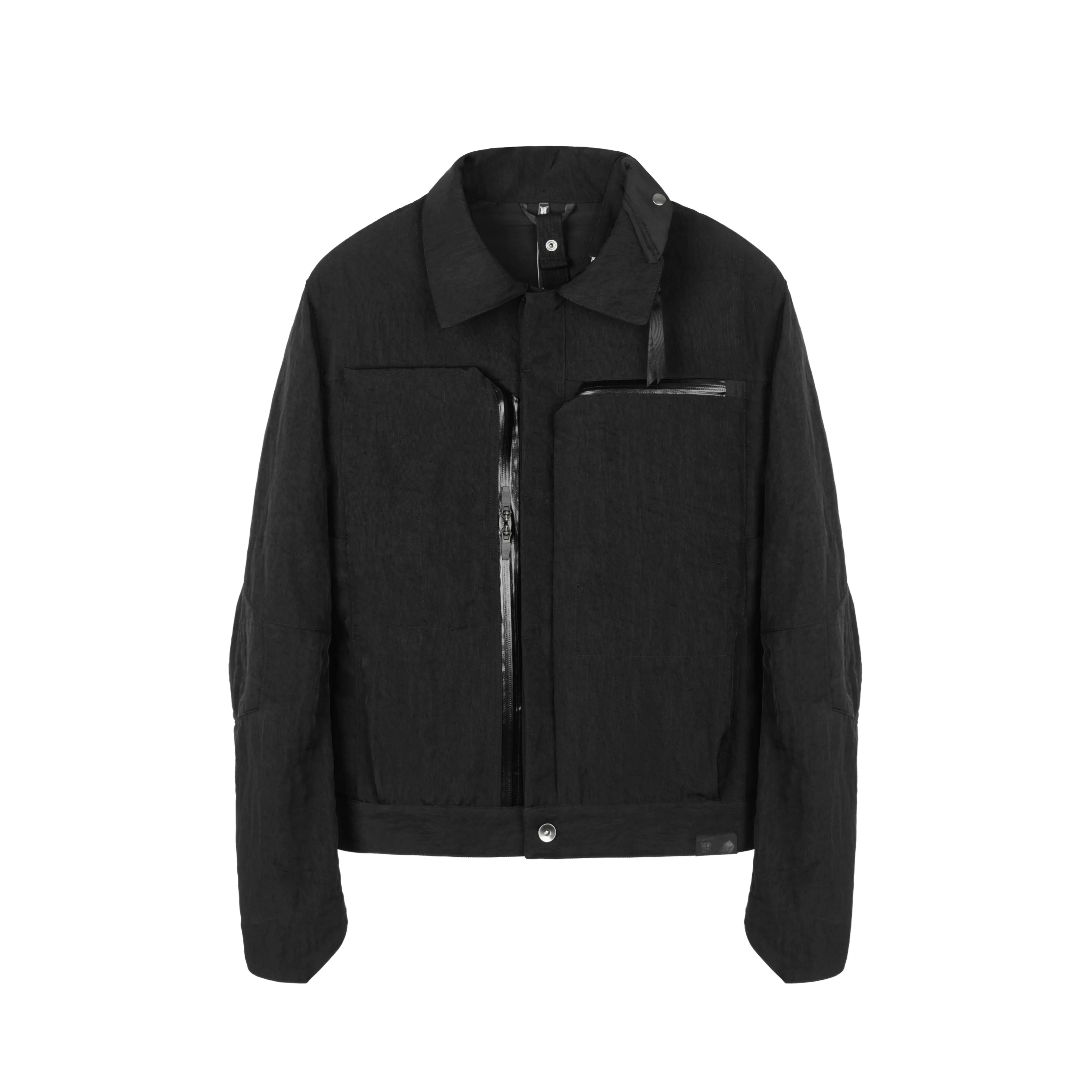 INCONSTANT 24AW J40-BK Avant-garde fashion Heavy denim Motorcycle Jackets Cropped jacket men amekaji