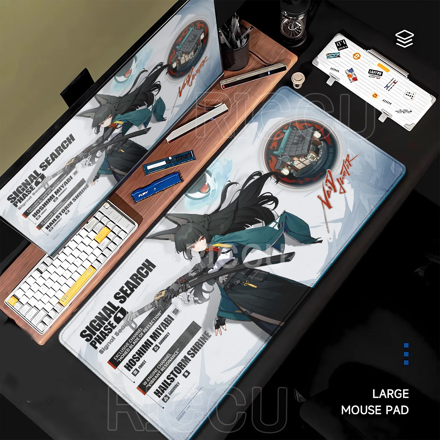 Dialyn Hoshimi Miyabi Ellen Joe Zenless Zone Zero ZZZ Mousepad ‌Kawaii Anime Girl Game Mouse Pad Large Rubber Keyboard Desk Mat