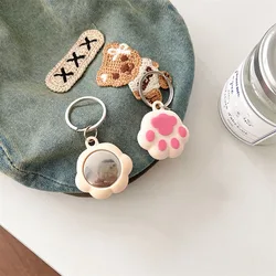 For Apple Airtag Case Cartoon Cute Pink Cat Scratch Soft Silicone Anti-lost Keychain Cover For Airtag Kawaii Protective Sleeve