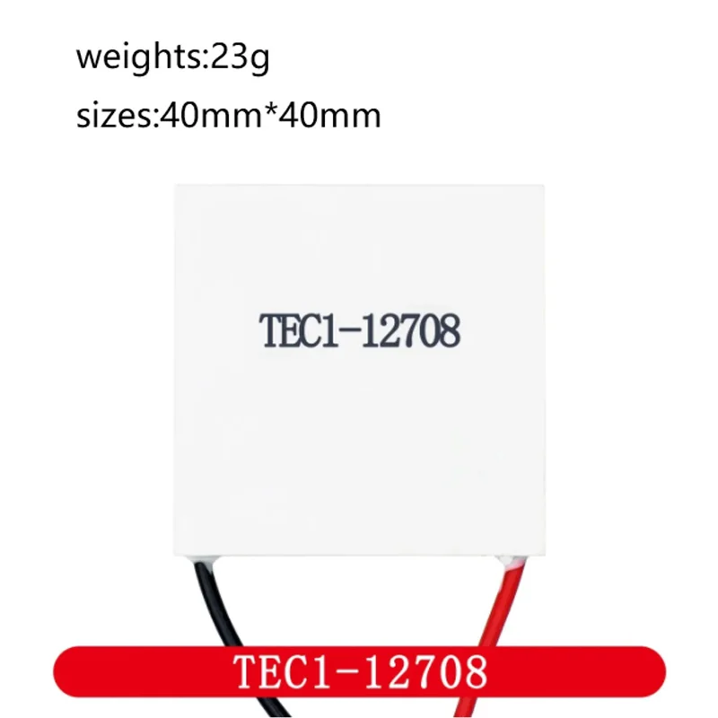 Thermoelectric Cooler Peltier TEC1-12703 12704 12705 12706 12708 12709 12710 12712 12715 40*40MM 12V Peltier Elemente Module