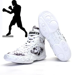 Botas de boxeo profesionales para hombre y mujer, zapatos ligeros de lucha libre, zapatillas de boxeo transpirables de alta calidad, 36-45, nuevas