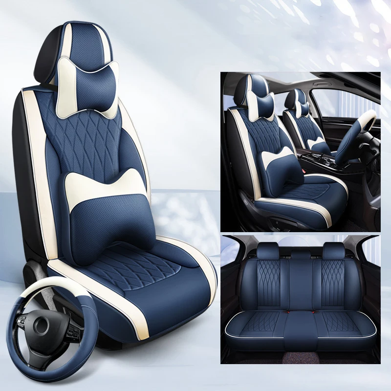 PU الفاخرة العالمي دائم مقعد السيارة يغطي ل Haval Jolion Dargo H5 H3 Jolyon H6 M6 زائد H9 F7X F7 اكسسوارات السيارات الداخلية