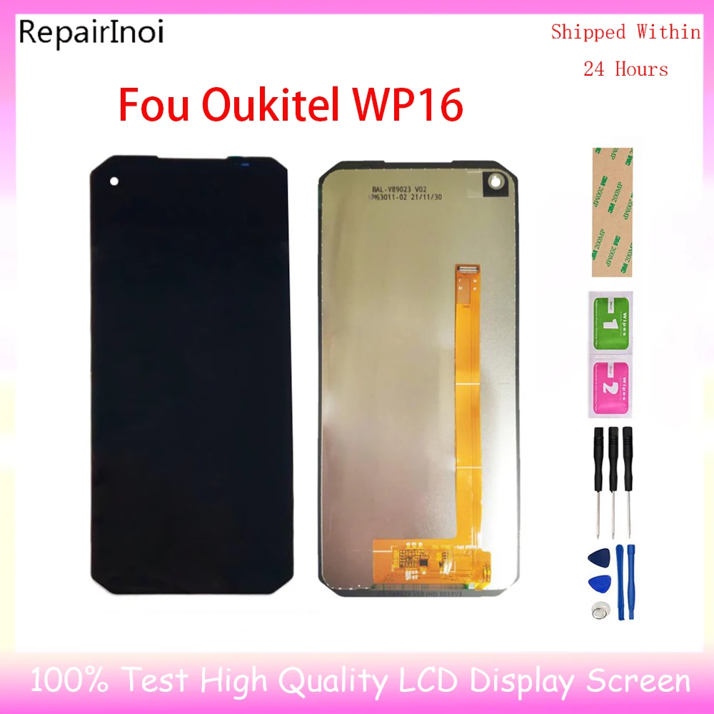 New LCD Screen For Oukitel WP16 WP17 WP18 WP19 WP20 WP21 WP22 WP23 LCD Display Touch Screen Digitier Assembly Replacement