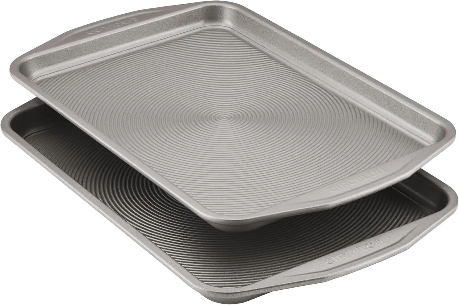 

Nonstick Baking Sheet Set, 2-Piece Gray Pan Combo