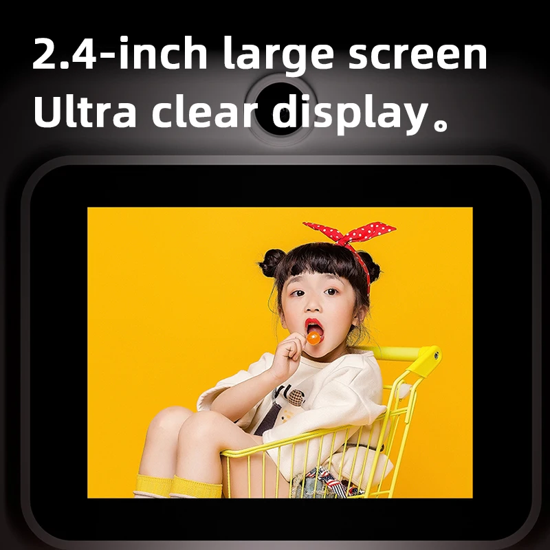Kids Digital Camera Photo Printer with Game Cute Mini Digital Video Child Instant Print Camera Kids Girls Boyes Birthday Gifts 4