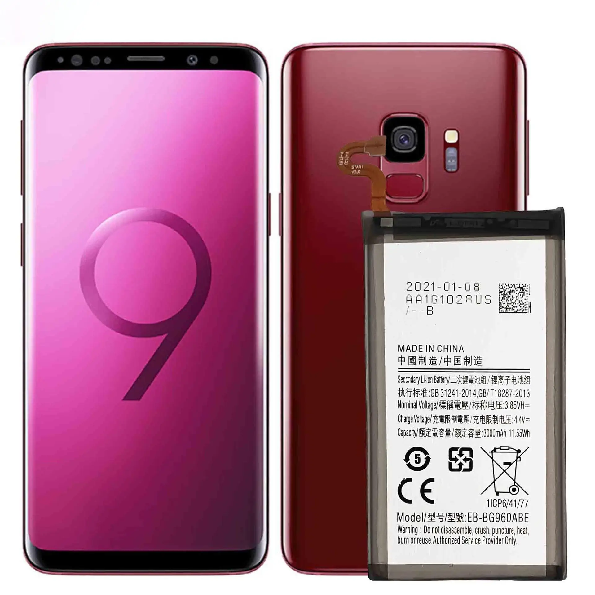 3000 мАч 3,85 В EB-BG960ABE аккумулятор для Samsung Galaxy G9600 SM-G960F/DS SM-G960 G960F G960 G960U G960W аккумуляторы для телефонов + инструмент