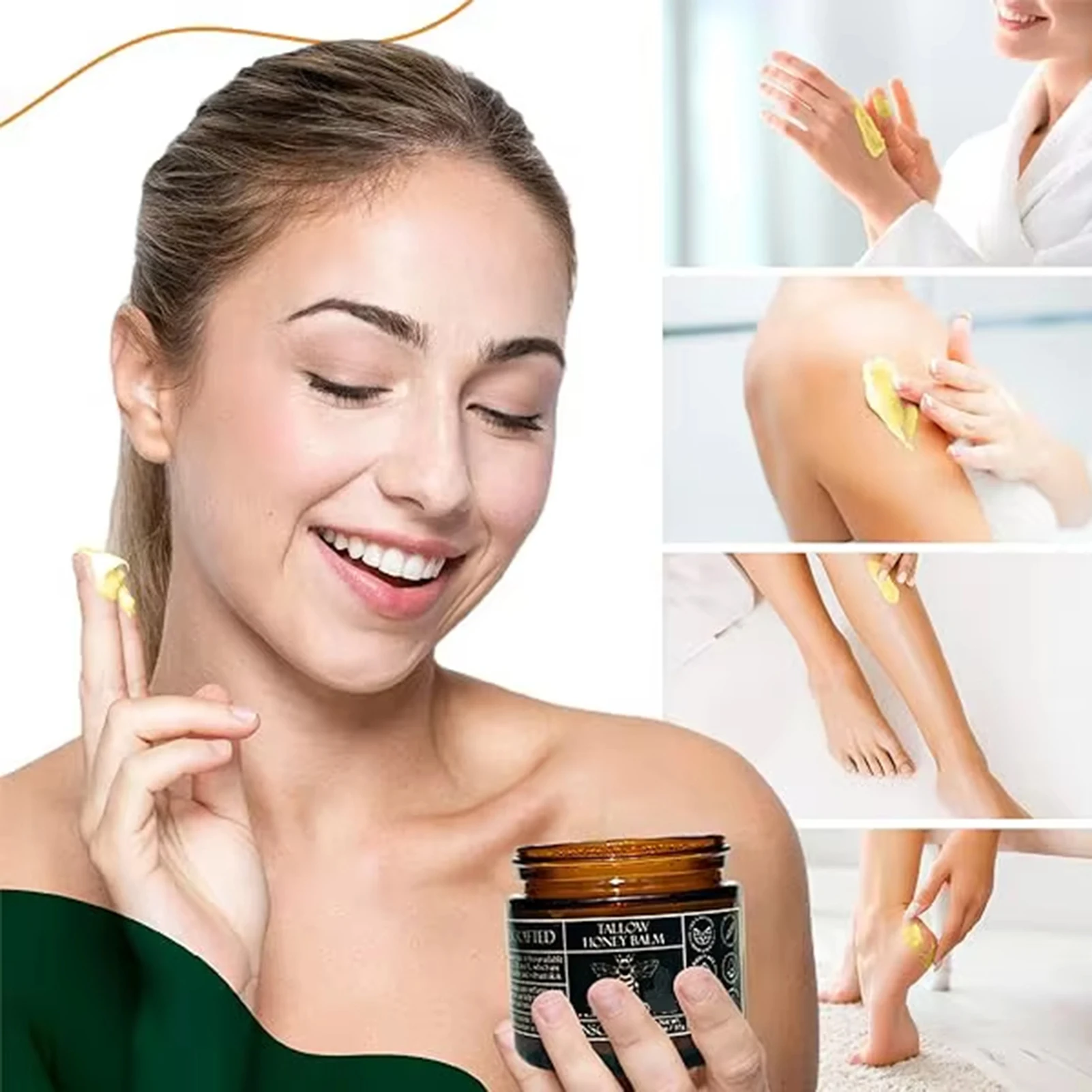 

100g Daily Tallow Balm Brightening Hydrating Face Cream Suitable for Body Lotion Skin Care Use