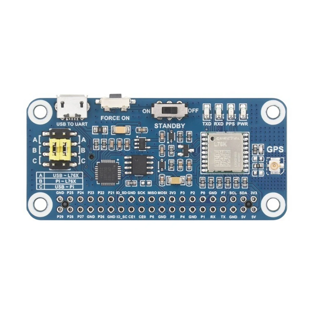 VoltSL76K GPS HAT For Raspberry Pi GPS / BeiDou (BDS) / GLONASS / QZSS Support